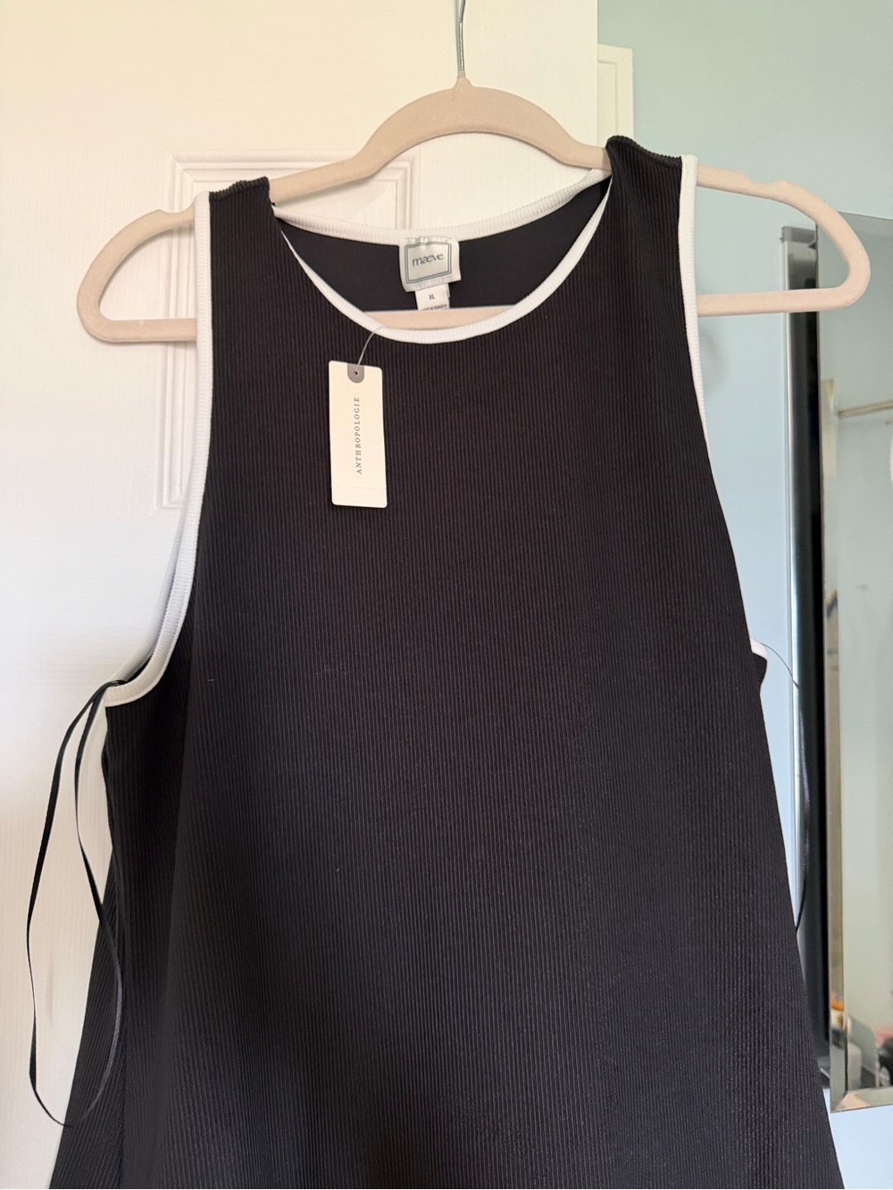 Maeve Black Sleeveless Balloon-Hem Mini Dress - Picture 2 of 6